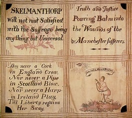 The Freedom Flag for Peterloo Massacre 1819